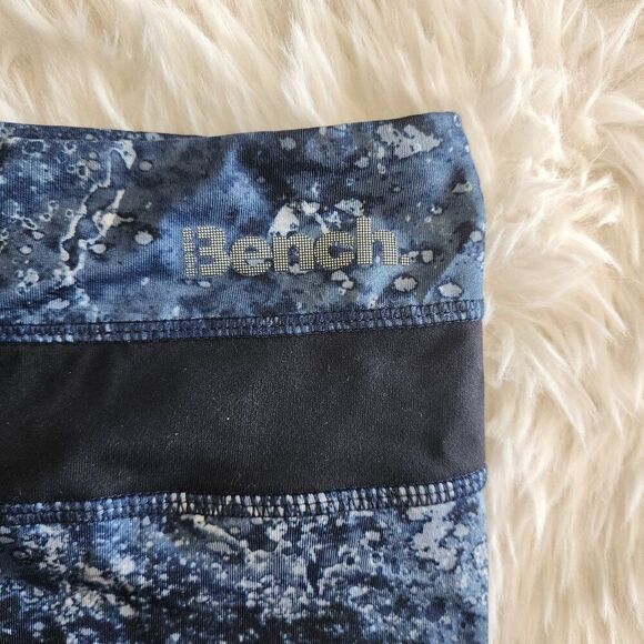 Bench Womens Active Athletic Shorts Inside Pocket Blue Black NWT - Picture 3 of 6